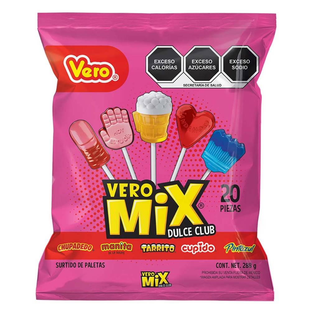 Vero · Paletas dulces, surtido (20 un)
