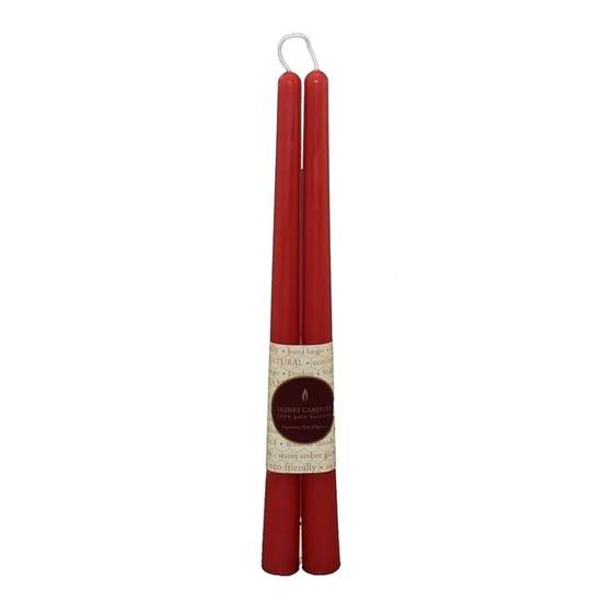Honey Candles Red Taper Pair Candles (2 units)