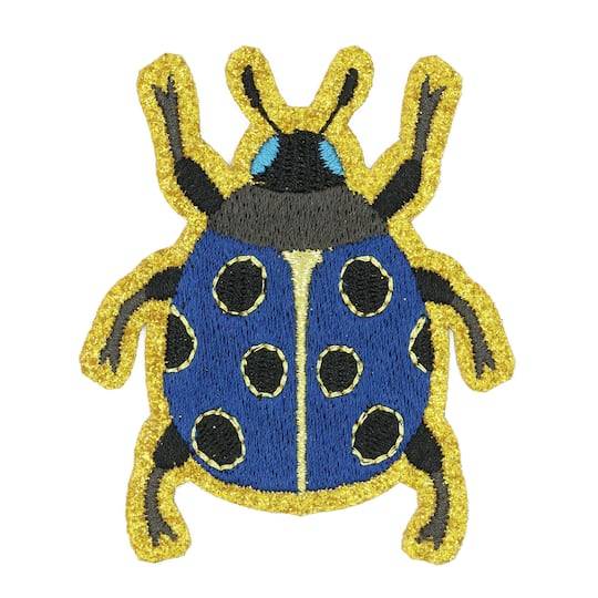 Make Market Iron-On & Adhesive Beetle Embroidered Patch