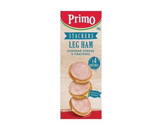 Primo Leg Ham Stackers With Biscuit 50g