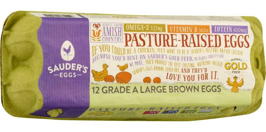 Sauder's Eggs Grade a Brown Eggs, Large (12 ct)