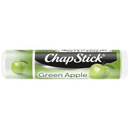 ChapStick Green Apple Flavored Lip Balm Stick