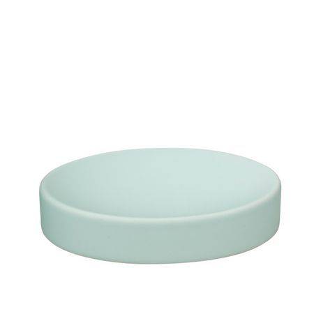 Mainstays porte-savon doux au toucher mainstays, aigue-marine (1 po) - soft touch teal soap dish (1 unit)