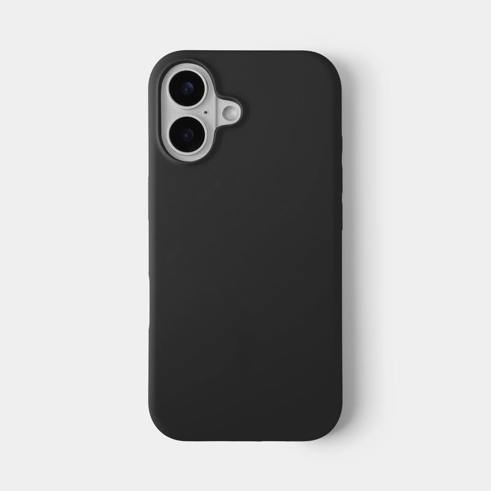 Heyday Apple Iphone 16 Silicone Case For Magsafe, Black