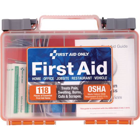 CVS First Aid Kit Readiness Essentials Grab&Go Door 102 Pcs