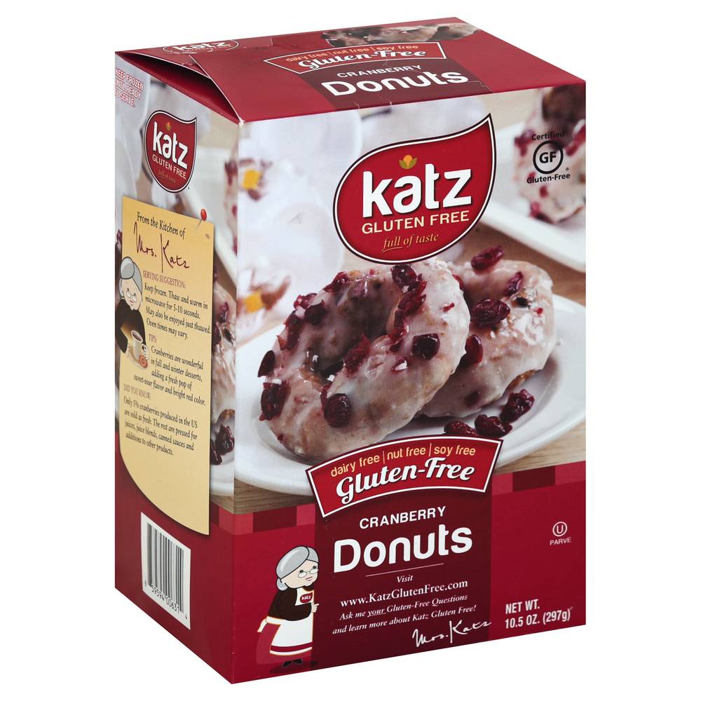 Katz Gluten-Free Cranberry Donuts (10.5 oz)