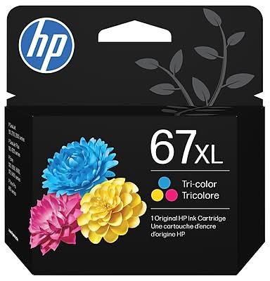 HP 67XL Tri-Color High Yield Ink Cartridge (3YM58AN#140)