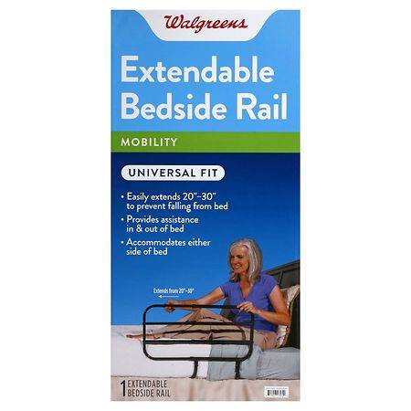 Walgreens Universal Extendable Bedside Rail 20" - 30" (10 ct)