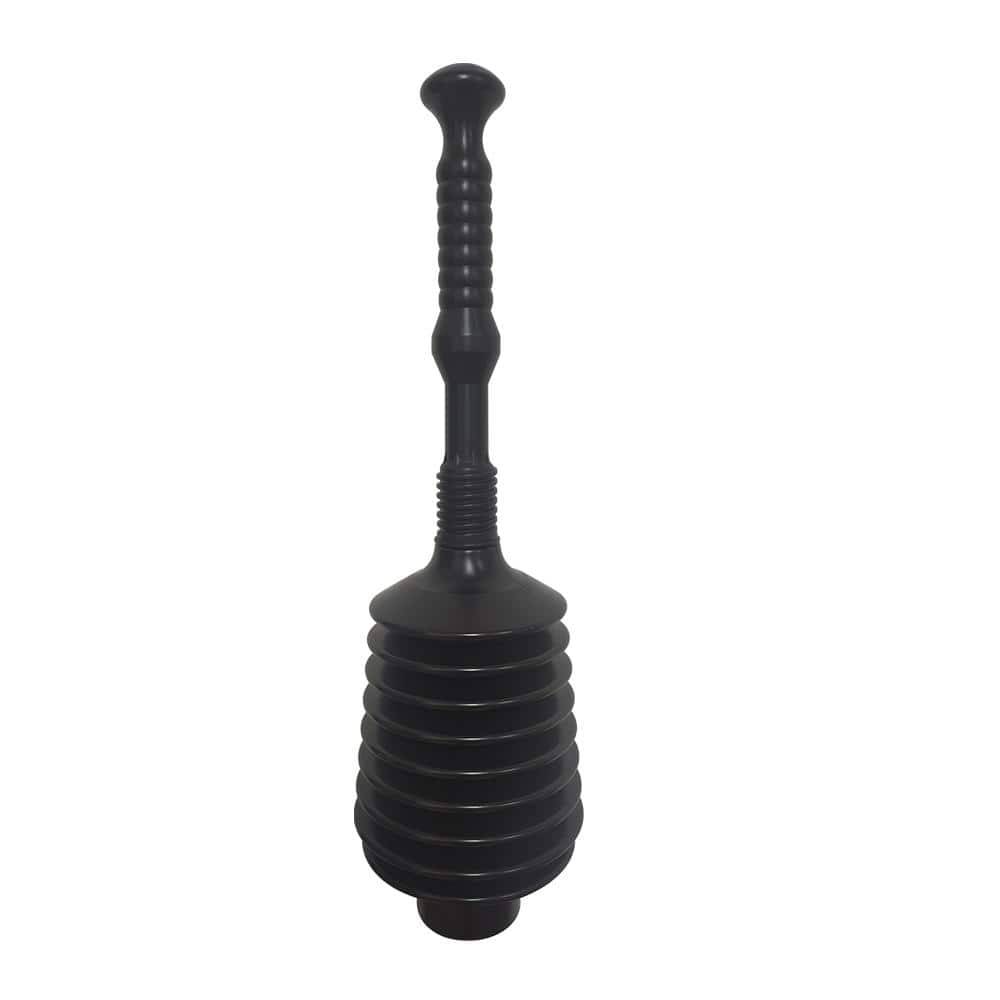 HDX Bellows Toilet Plunger, Black