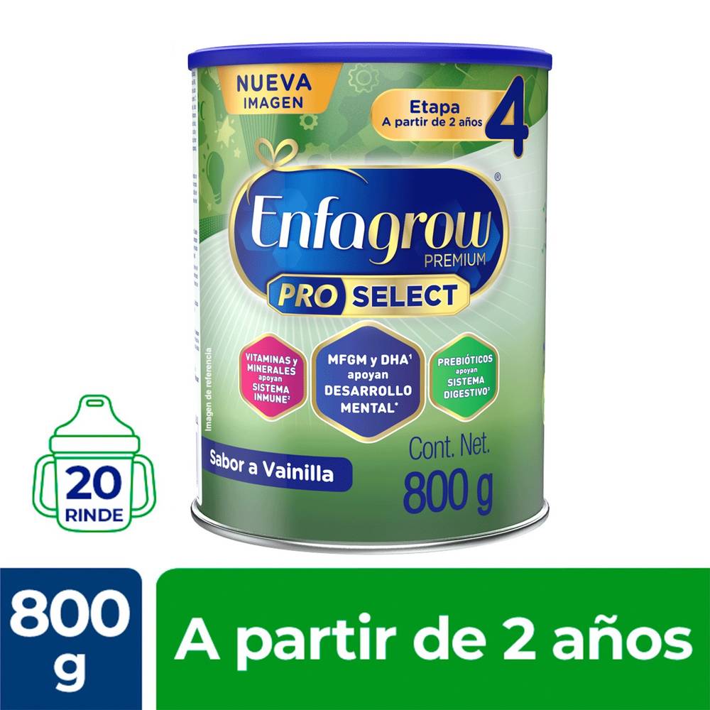 Enfagrow · Fórmula infantil etapa 4 sabor vainilla (800 g)