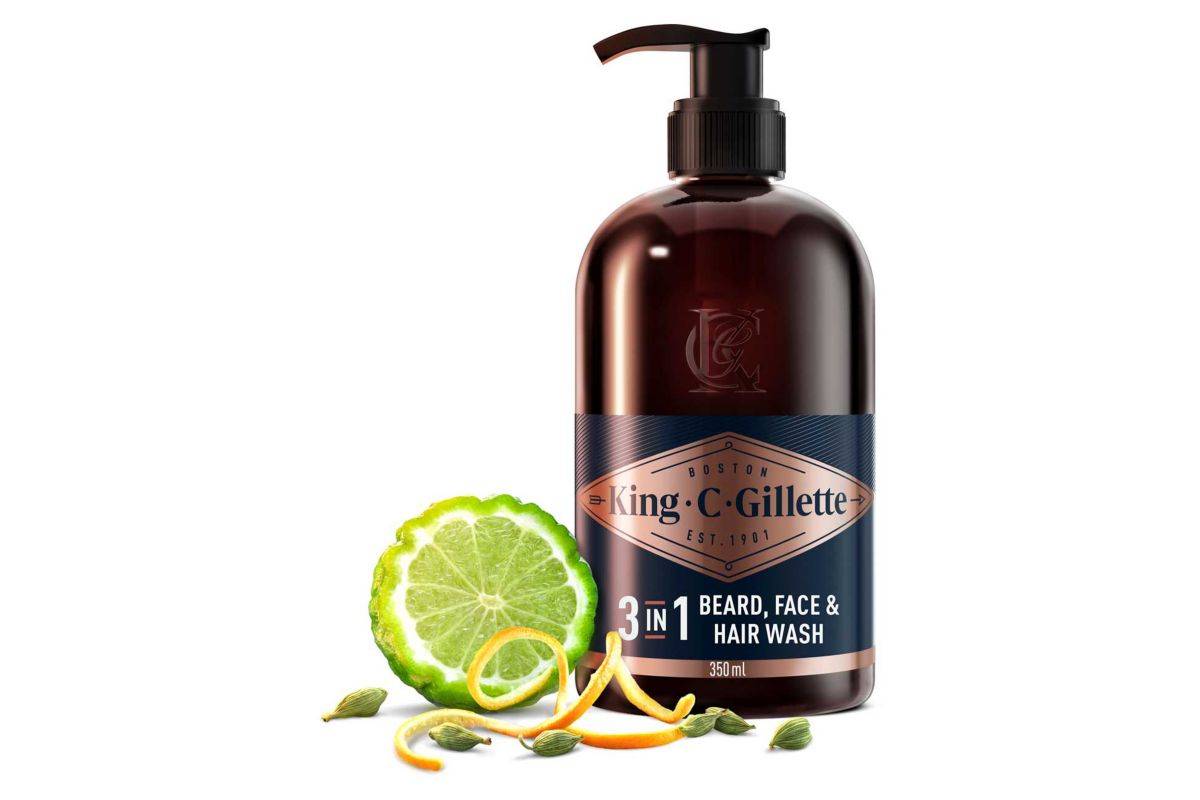 King C. Gillette Beard And Face Wash 350ml