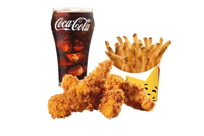 Hand-Breaded Chicken Tender Combo (3 pcs)