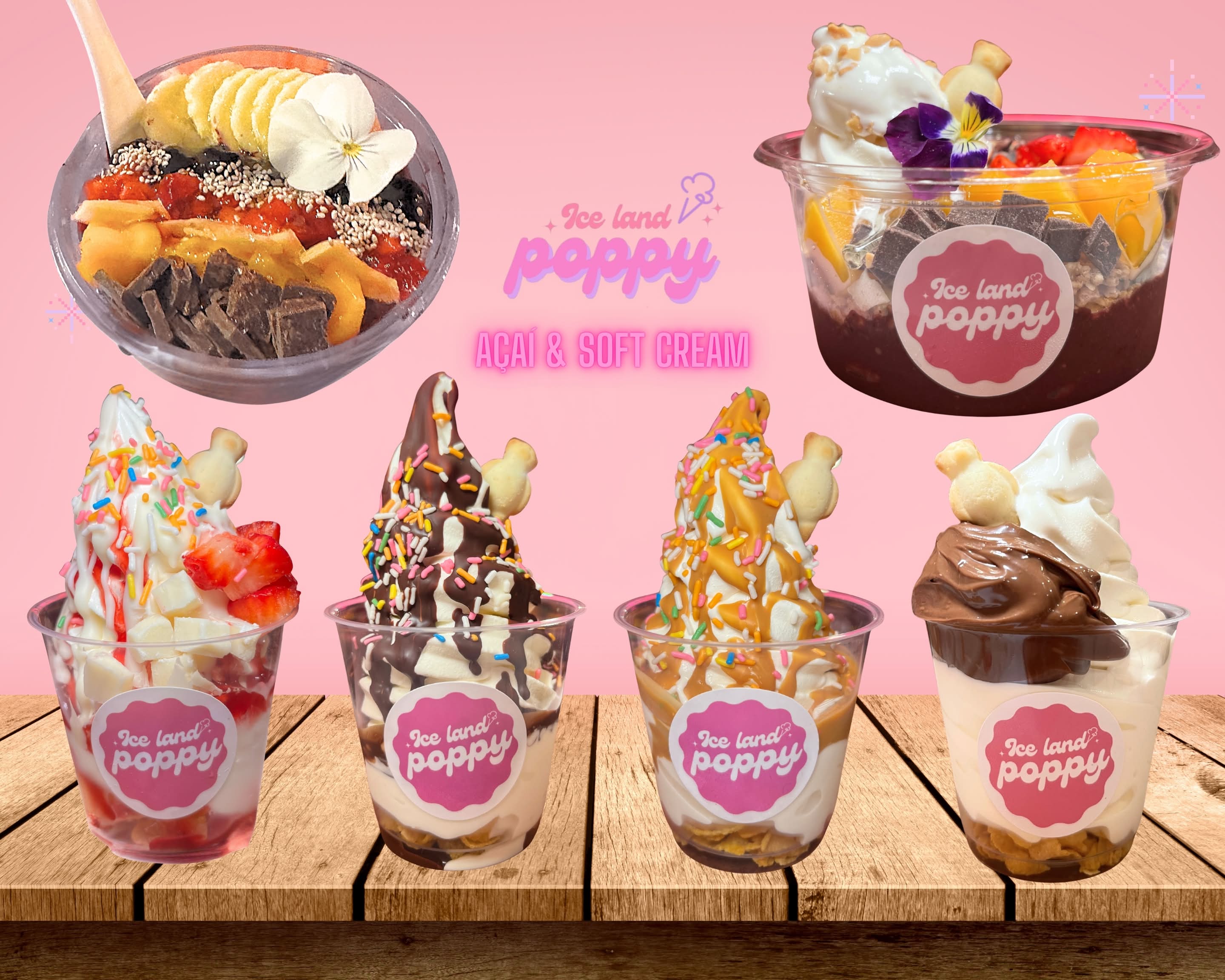 ICE LAND POPPYのメニュー| お得情報と値段 | 大阪 でデリバリー