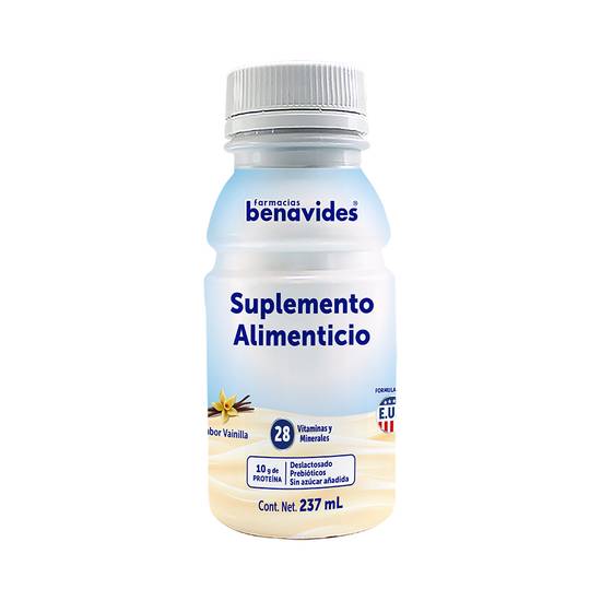 Farmacias Benavides suplemento alimenticio (Vainilla)
