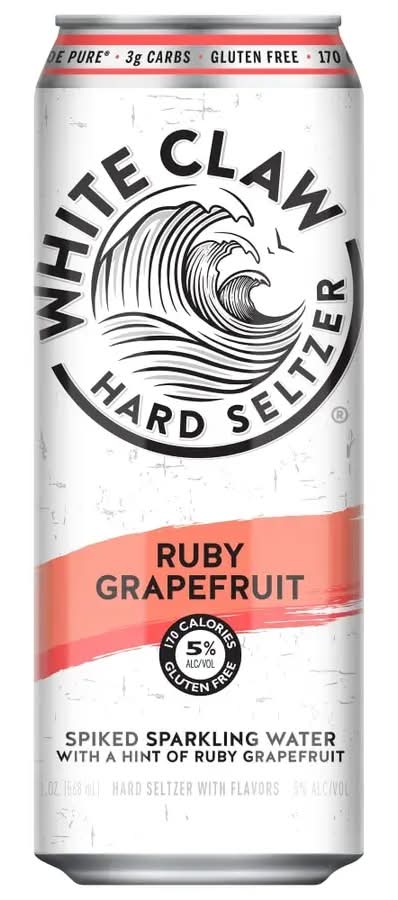 White Claw Hard Seltzer Ruby Grapefruit