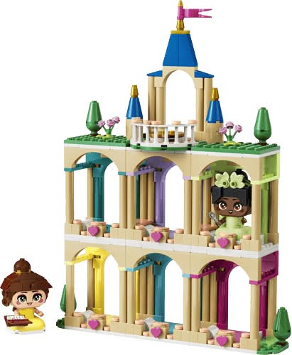 Mini Belle and Tiana with Castle