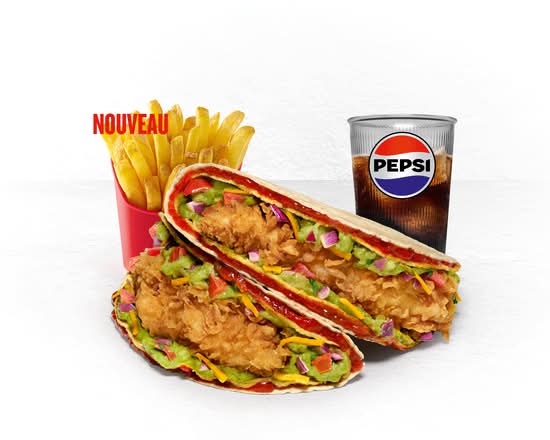 MENU DOUBLE TACOS SALSA GUACAMOLE