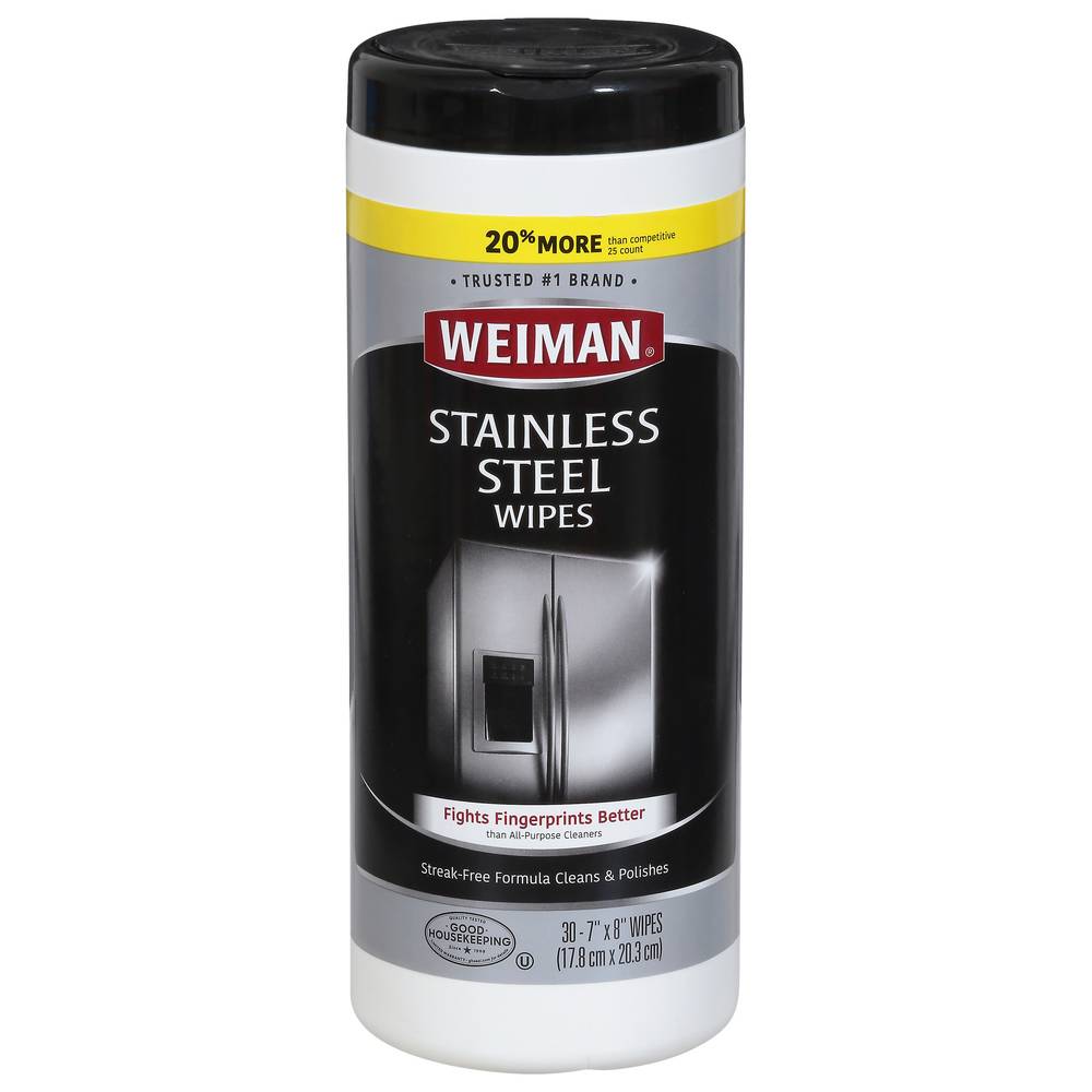 Weiman Stainless Steel Wipes (30 ct)