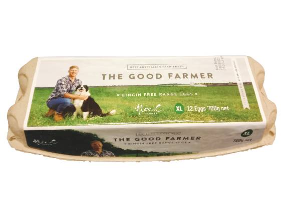 The Good Farmer Free Range Eggs 700Gm (12 Pack)