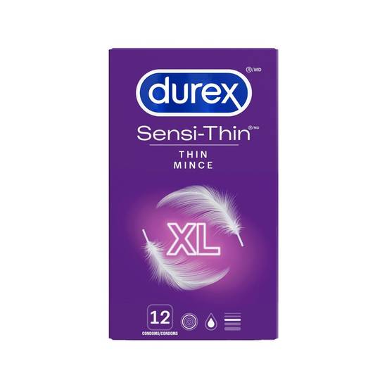Durex Sensi-Thin Xl Condoms (12 units)