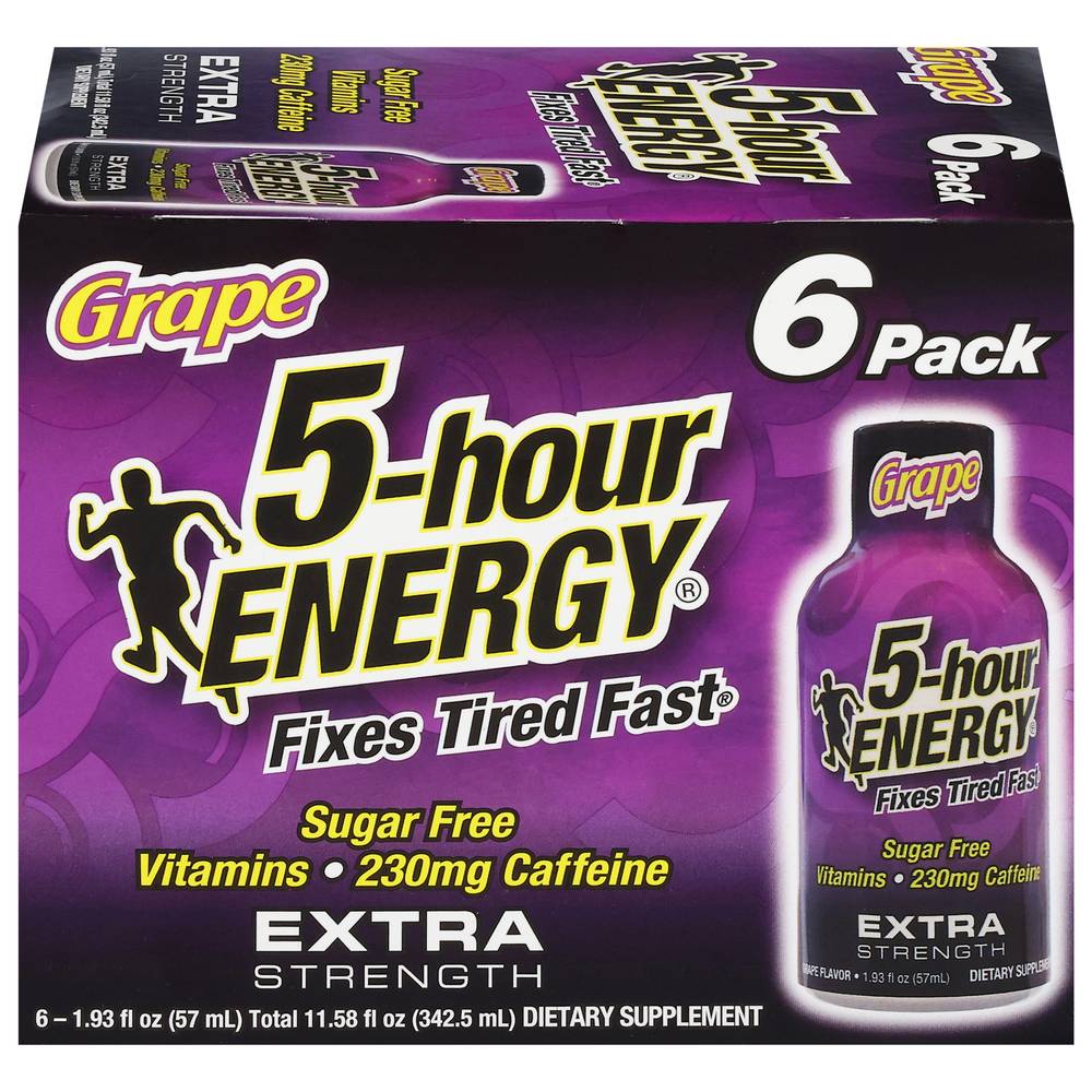 5-Hour Energy Extra Strength Grape Energy Drink (11.58 fl oz)