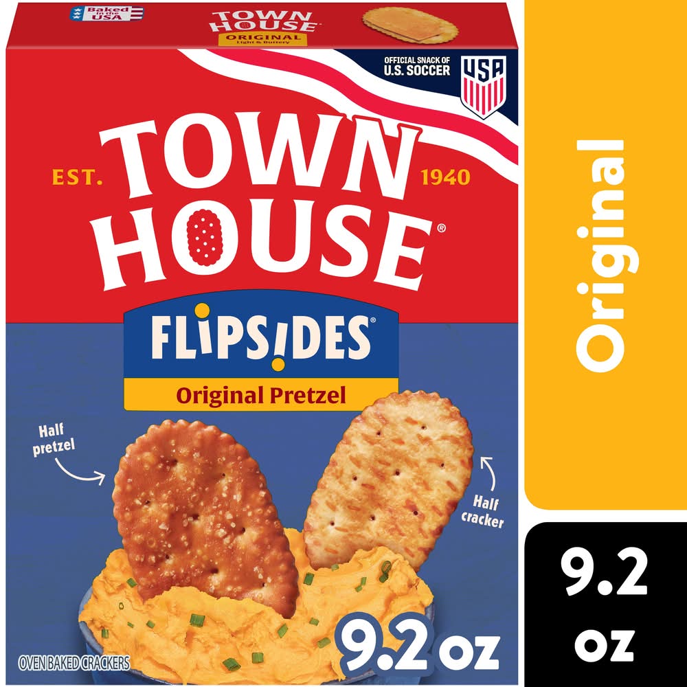 Town House Original Flip Sides Pretzel Crackers (9.2 oz)