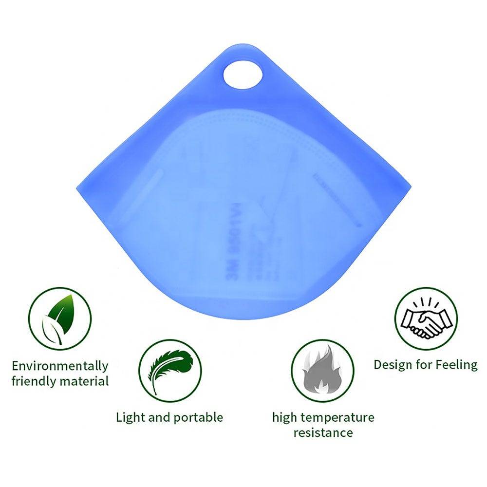Ecostyle estuche para cubrebocas de plástico aqua (1 pieza)