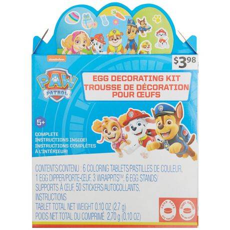 PAW Patrol Egg Decorating Kit Easter Multicolor (1 set)