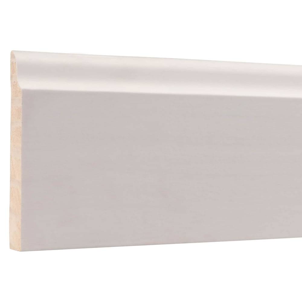 RELIABILT 9/16-in x 3-1/4-in x 8-ft Traditional Primed Pine 663 Baseboard Moulding | 663 8FJPMD