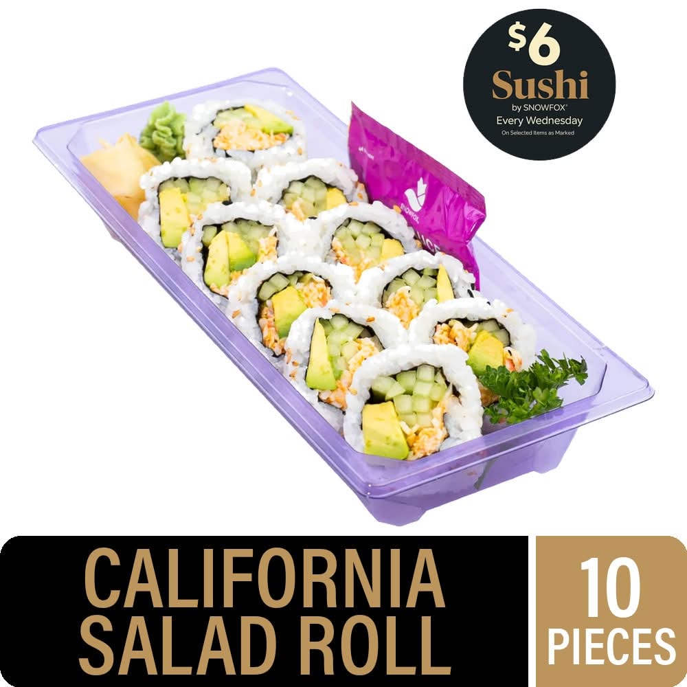 Snowfox California Sushi Roll (7 oz, 10 ct)