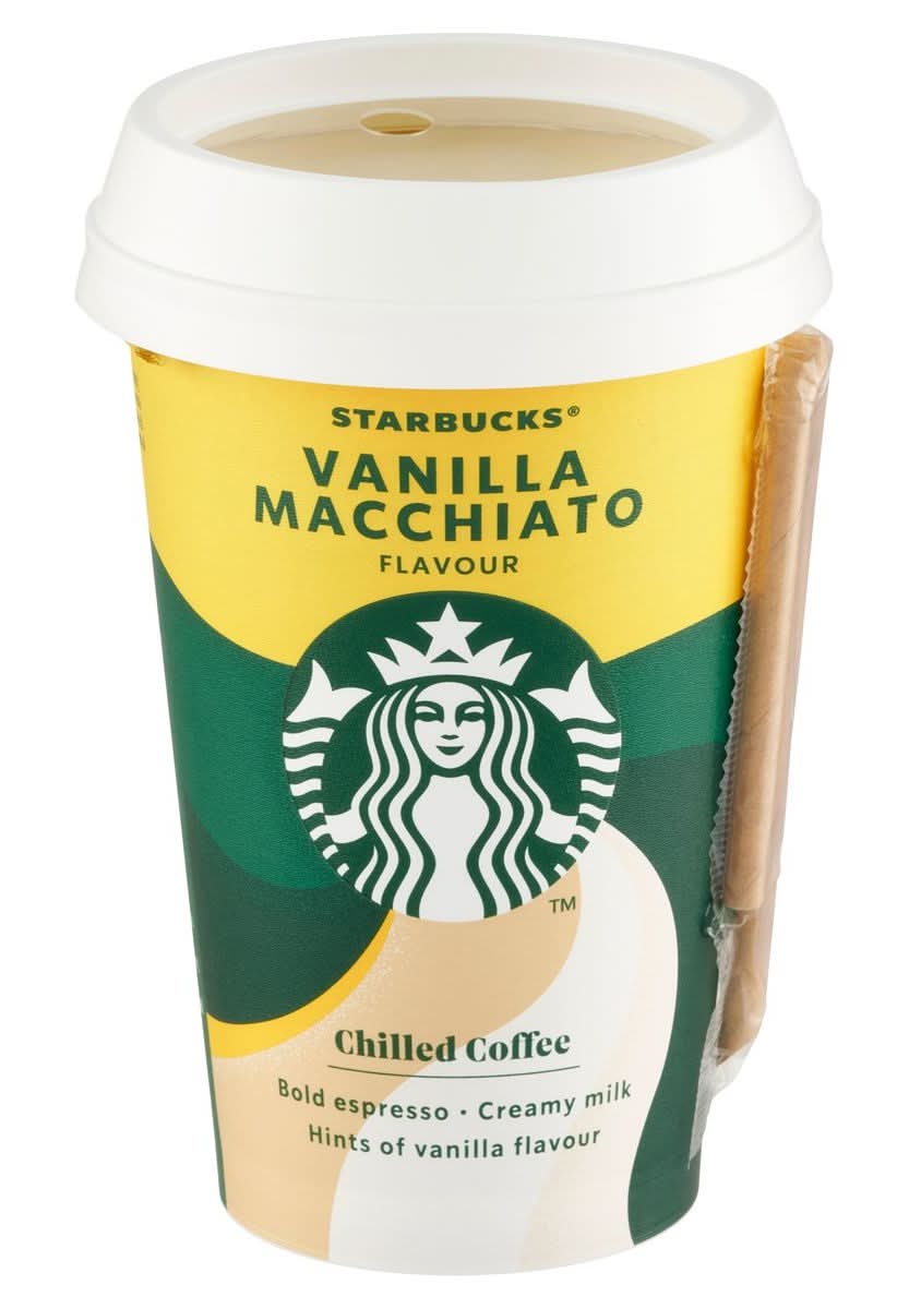 Starbucks Vanilla Macchiato Flavour Chilled Coffee 220 ml