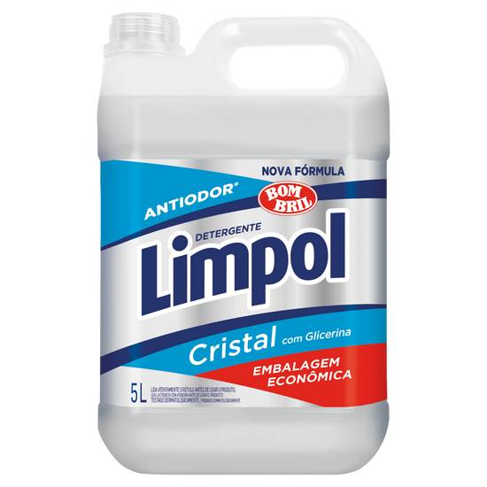 Limpol detergente líquido cristal (galão 5 l)