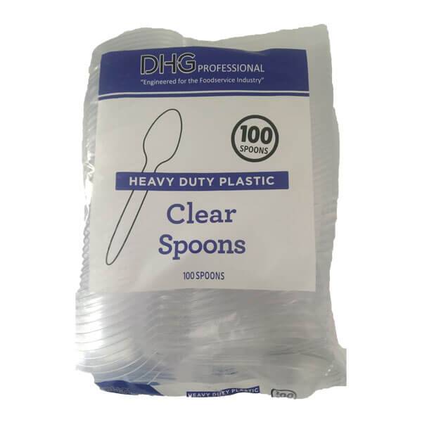 DHG Professional Heavy Duty Plastic Spoons (100 ct)