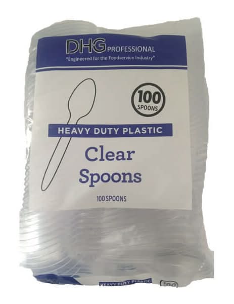 DHG Professional Heavy Duty Plastic Spoons (100 ct)