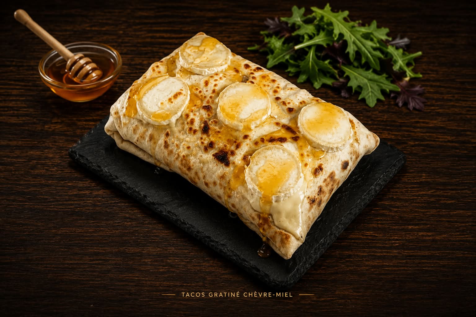 🍯 TACOS GRATINÉ CHÈVRE-MIEL