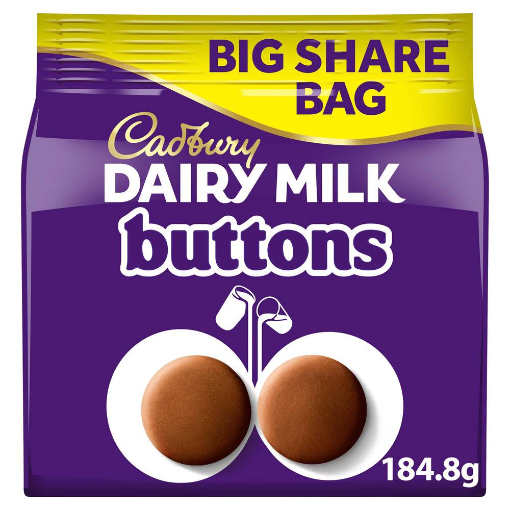 Cadbury Dairy Milk Giant Buttons 184.8g