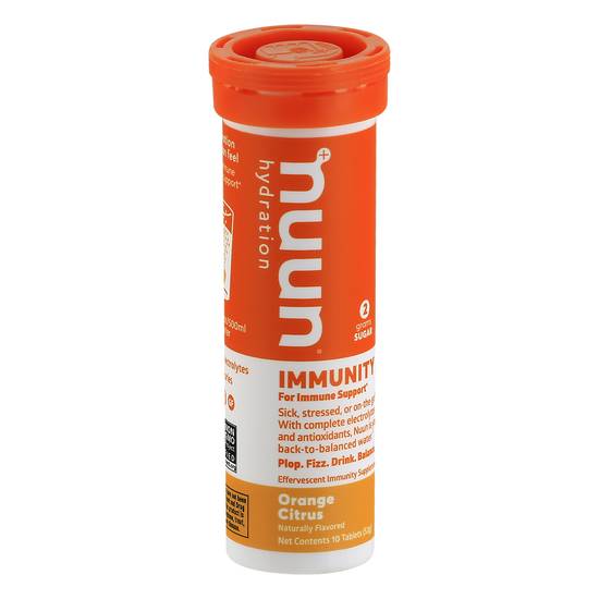 Nuun Daily Hydration Orange Citrus Immunity Tablets (10 ct)