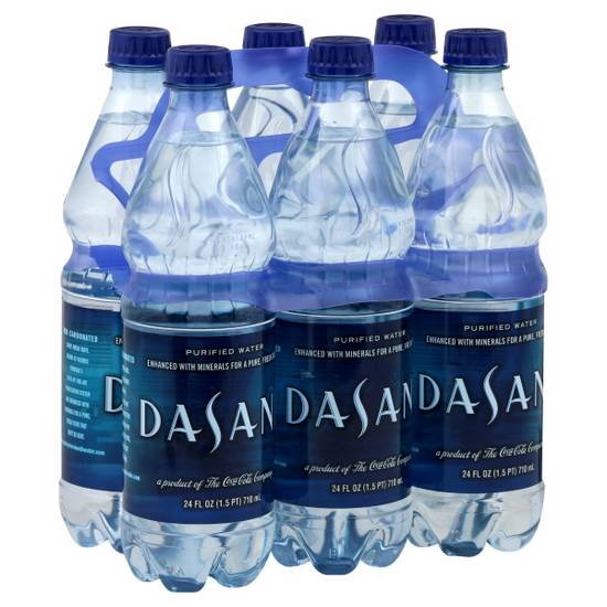 Dasani Enhanced With Mineral Purified Water (6 pack, 24 fl oz)