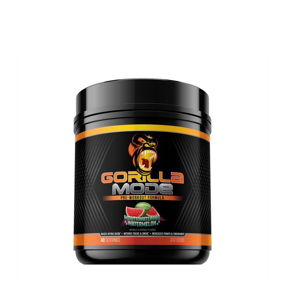 Gorilla Mode Pre-Workout - Mouthwatering Watermelon (40 Servings) (1 Unit(s))