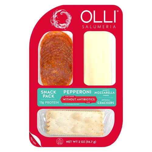Olli Pepperoni & Mozzarella Cheese Snack Pack - 2oz