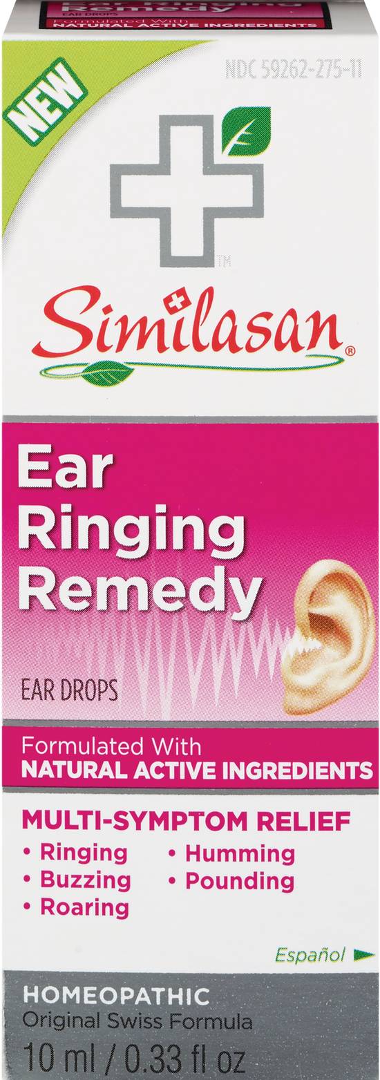 Homeopathic  Similasan Ear Ringing Remedy Drops, 0.33 OZ
