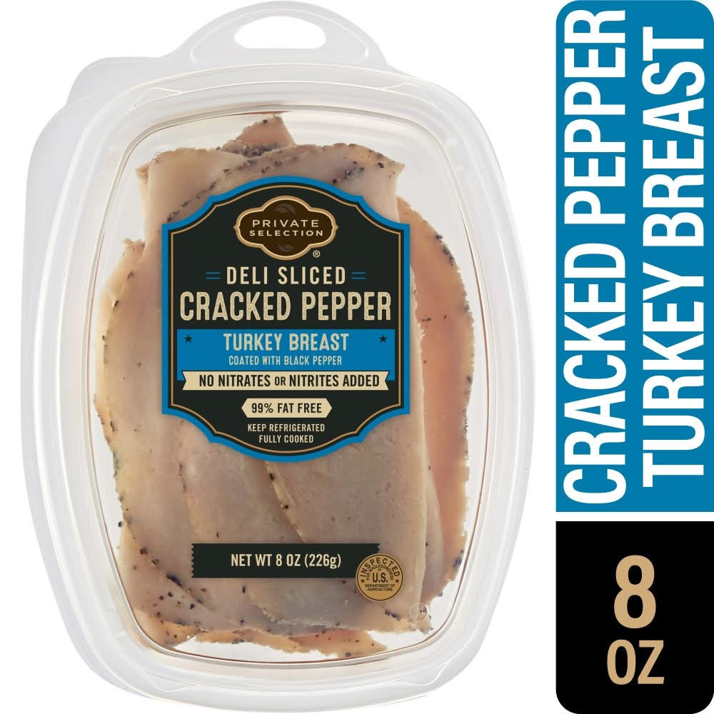 Private Selection® Cracked Pepper Deli Turkey Breast Sliced