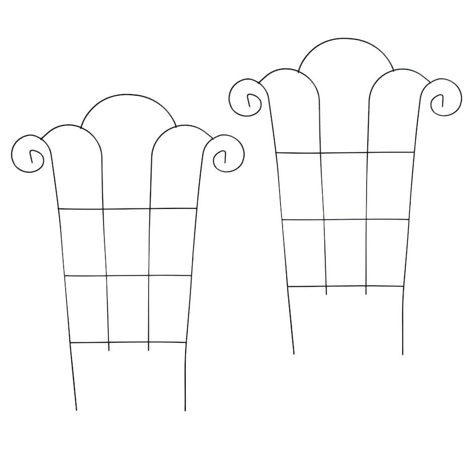 Garden Collection Metal Trellises, 24.5x18 in.