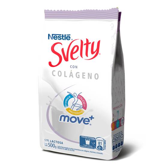Svelty leche en polvo move+ con colágeno sin lactosa (bolsa 500 g)