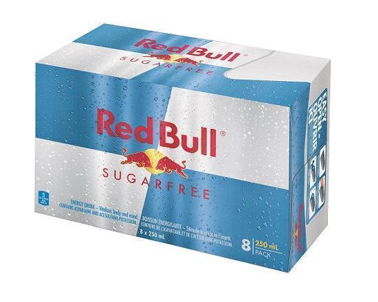 Red Bull Energy Drink Sugarfree 250mL (8 pack)