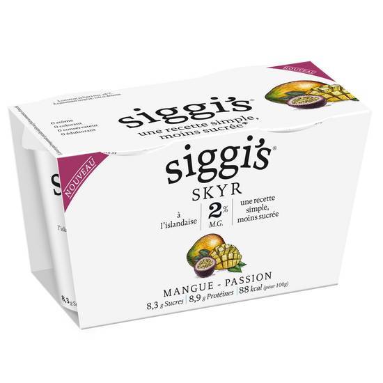 Siggi's mangue passion 2x140g