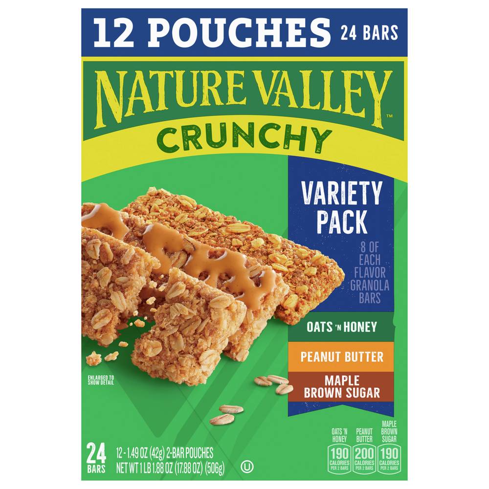 Nature Valley Variety pack Crunchy Granola Bar (1.12 lbs, 24 ct)