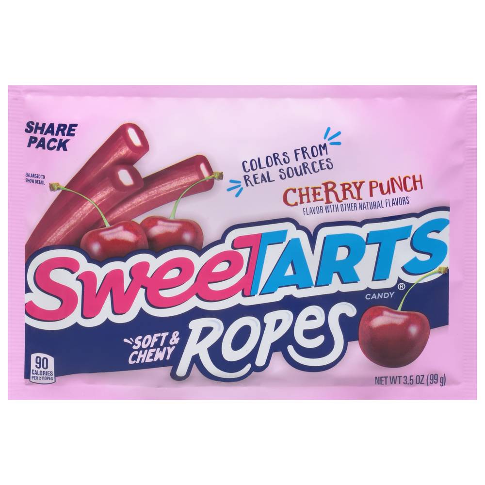 Sweetarts Soft & Chewy Ropes Candy (cherry punch)