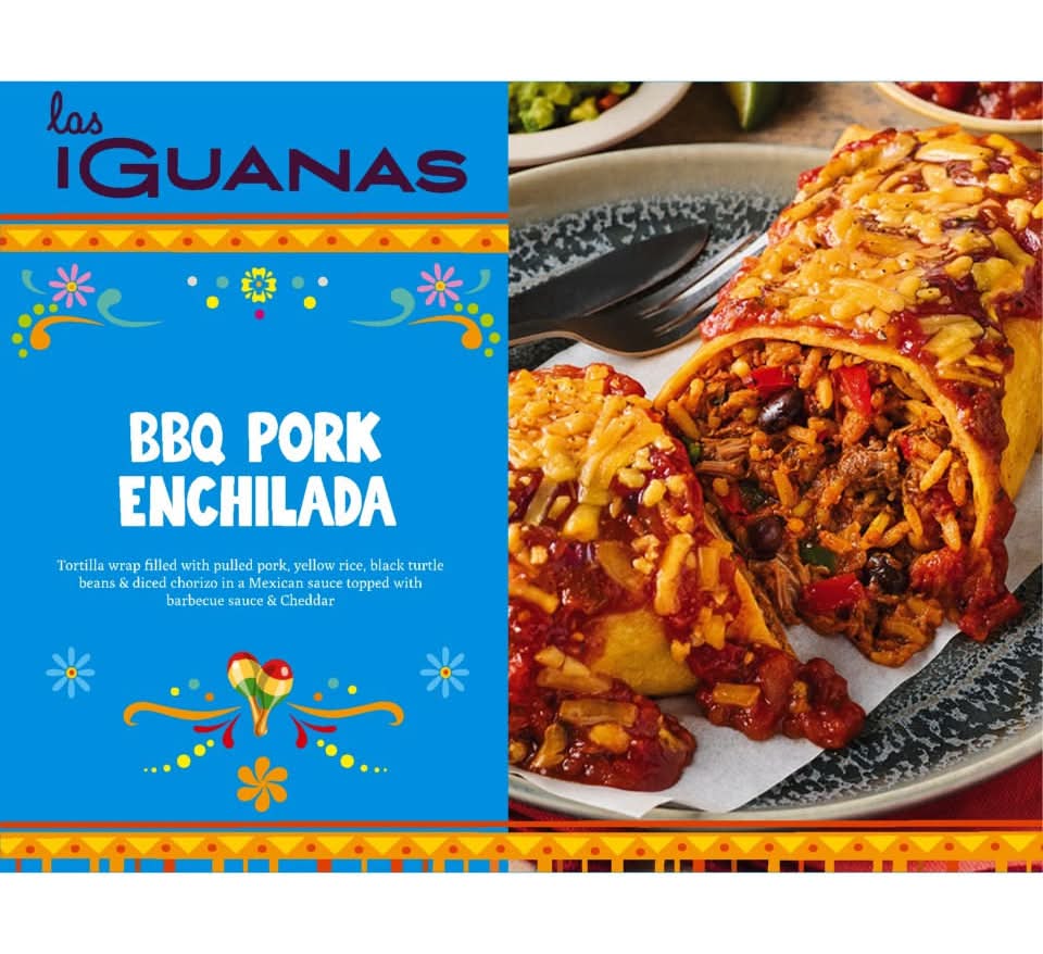 Las Iguanas Bbq Pork Enchilada (480g)