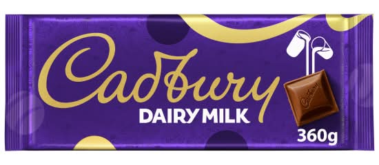 Cadbury Dairy Milk Chocolate Bar (360g)